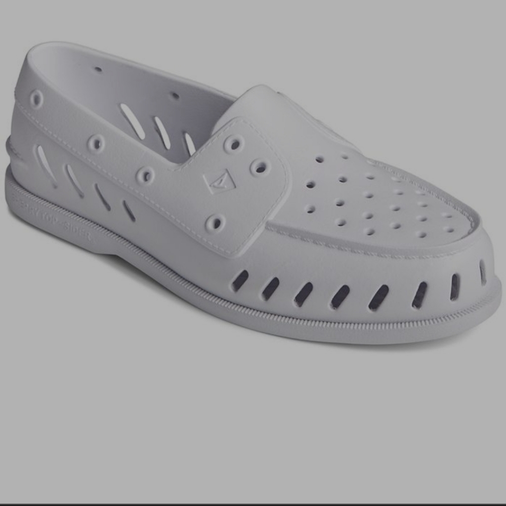 SPERRY Women's A/O float slides, white, size 8, new no tag